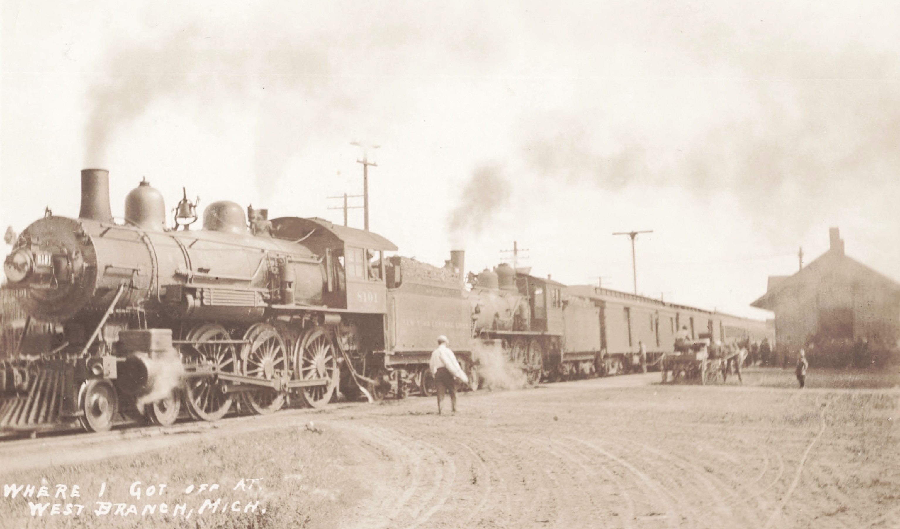 MC Passenger Train at West Branch